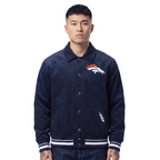 NFL DENVER BRONCOS CLASSIC CORDUROY MANTEAU POUR HOMME (MARINE MINUIT)