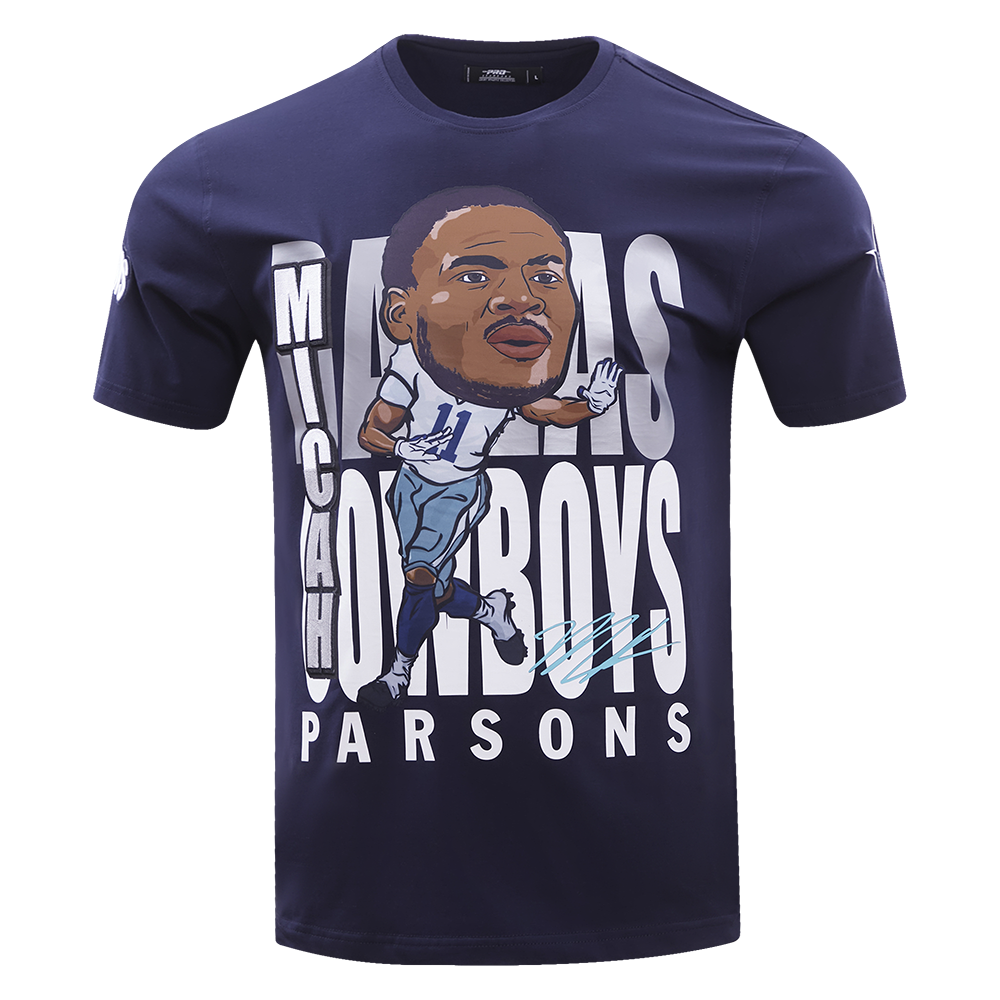 NFL DALLAS COWBOYS MICAH PARSONS #11 REMIX AVATAR T-SHIRT POUR HOMME (MARINE MINUIT)
