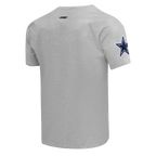 NFL DALLAS COWBOYS SCRIPT TAIL T-SHIRT POUR HOMME (GRIS CHINÉ)
