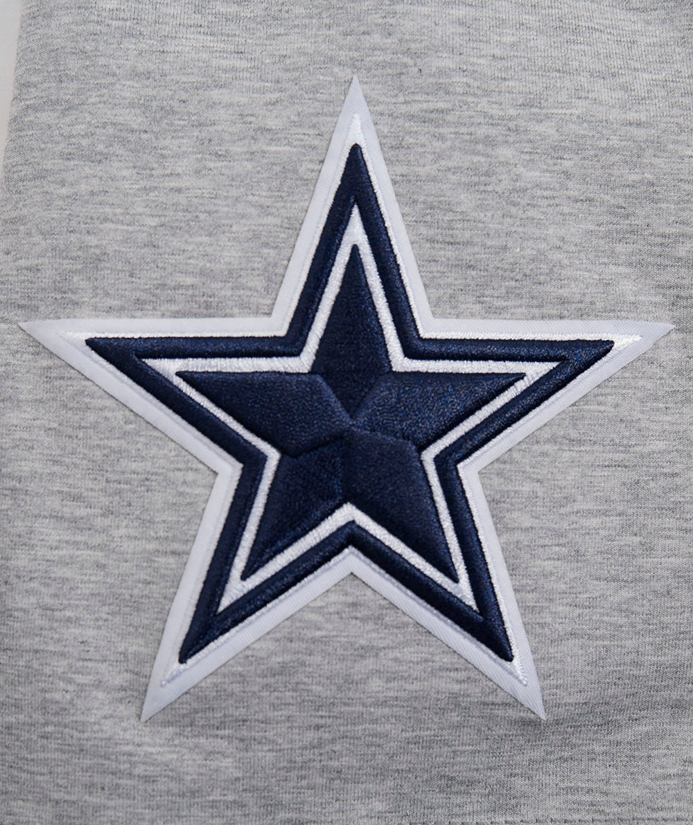 NFL DALLAS COWBOYS SCRIPT TAIL T-SHIRT POUR HOMME (GRIS CHINÉ)