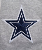 NFL DALLAS COWBOYS SCRIPT TAIL T-SHIRT POUR HOMME (GRIS CHINÉ)