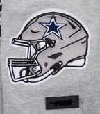 NFL DALLAS COWBOYS SCRIPT TAIL T-SHIRT POUR HOMME (GRIS CHINÉ)