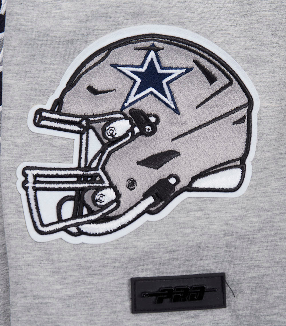 NFL DALLAS COWBOYS SCRIPT TAIL T-SHIRT POUR HOMME (GRIS CHINÉ)