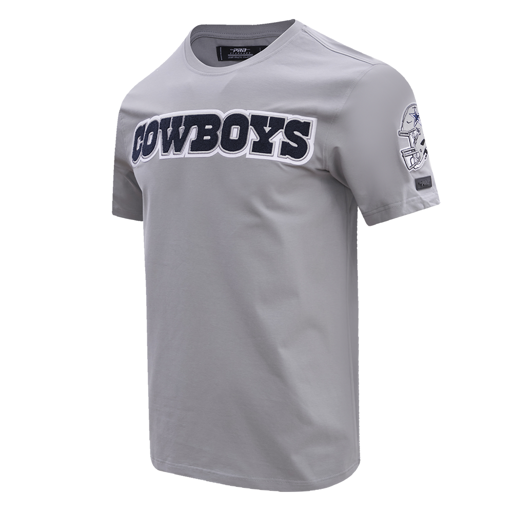 NFL DALLAS COWBOYS CLASSIC CHENILLE MEN'S TEE (GRAY)
