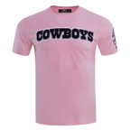 NFL DALLAS COWBOYS CLASSIC CHENILLE T-SHIRT POUR HOMME (ROSE)