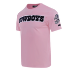 NFL DALLAS COWBOYS CLASSIC CHENILLE T-SHIRT POUR HOMME (ROSE)