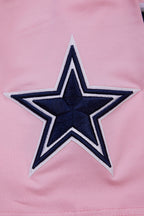 NFL DALLAS COWBOYS CLASSIC CHENILLE T-SHIRT POUR HOMME (ROSE)