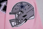 NFL DALLAS COWBOYS CLASSIC CHENILLE T-SHIRT POUR HOMME (ROSE)