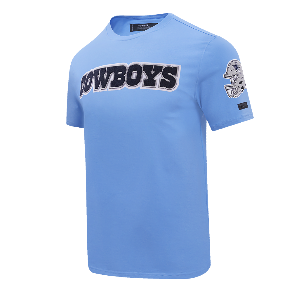 NFL DALLAS COWBOYS CLASSIC CHENILLE MEN'S TEE (UNIVERSITY BLUE)