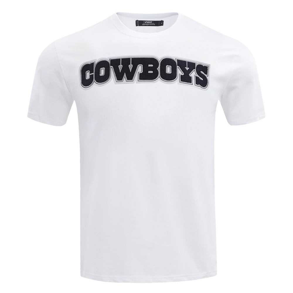 NFL DALLAS COWBOYS CLASSIC CHENILLE MEN'S TEE (WHITE)