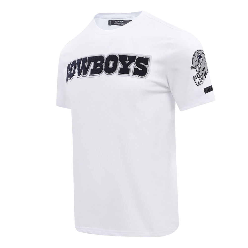 NFL DALLAS COWBOYS CLASSIC CHENILLE MEN'S TEE (WHITE)