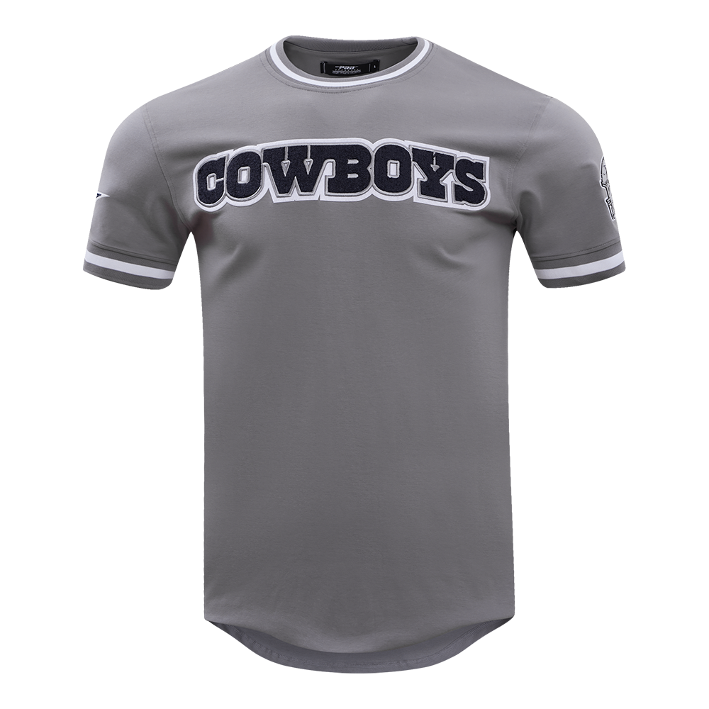 NFL DALLAS COWBOYS CLASSIC CHENILLE MEN'S TEE (GRAY)