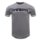 NFL DALLAS COWBOYS CLASSIC CHENILLE MEN'S TEE (GRAY)