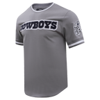 NFL DALLAS COWBOYS CLASSIC CHENILLE MEN'S TEE (GRAY)