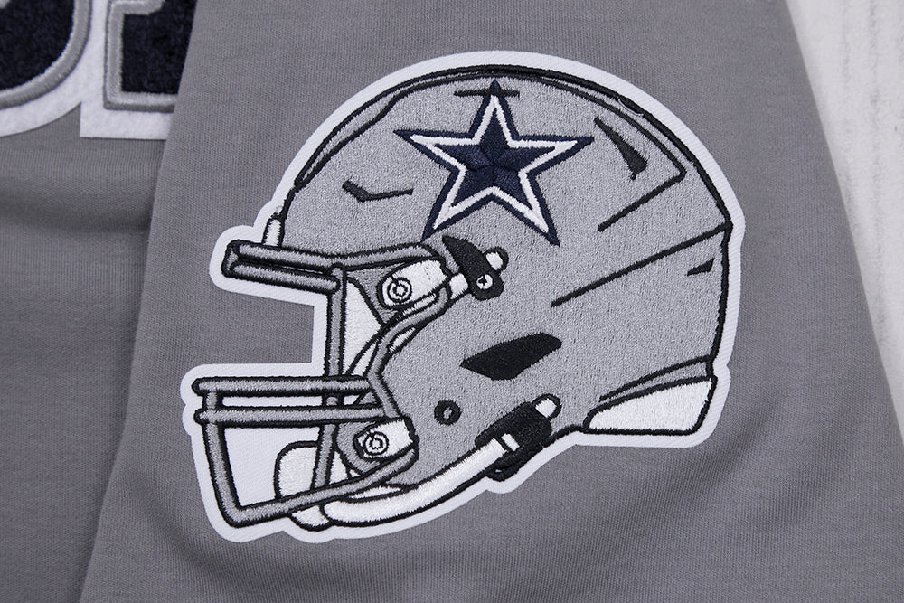 NFL DALLAS COWBOYS CLASSIC CHENILLE MEN'S TEE (GRAY)