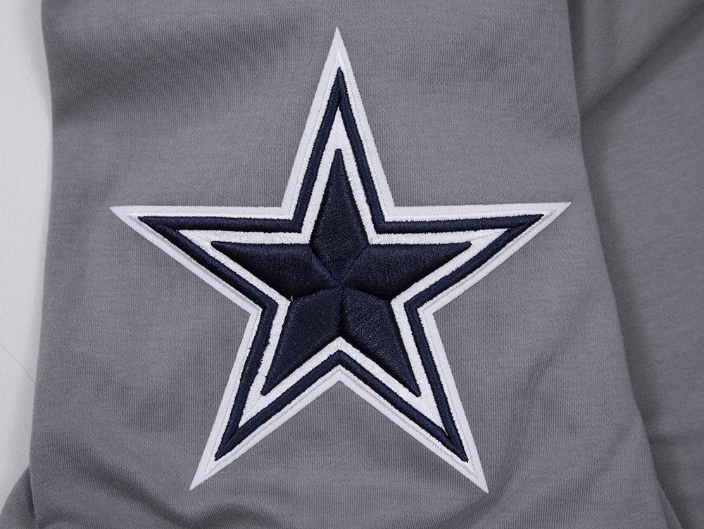 NFL DALLAS COWBOYS CLASSIC CHENILLE MEN'S TEE (GRAY)