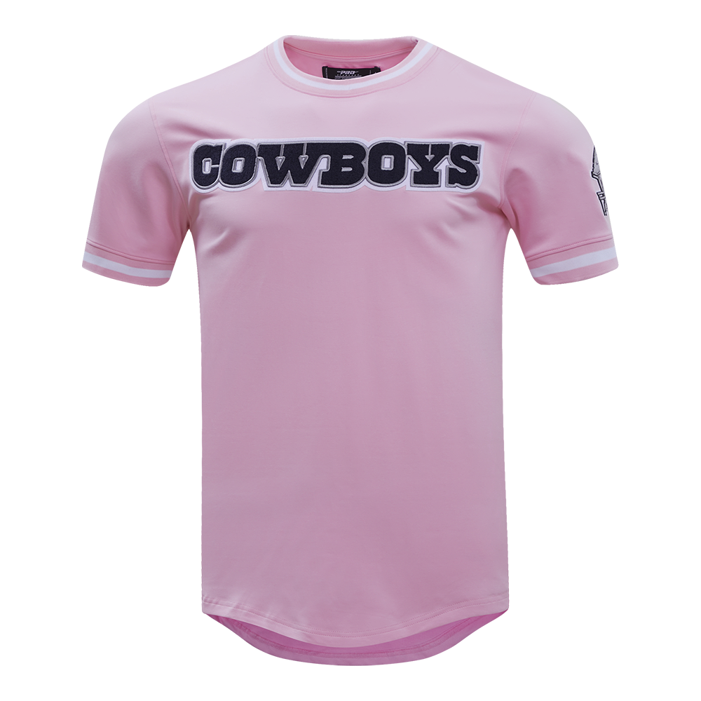 NFL DALLAS COWBOYS CLASSIC CHENILLE MEN'S TEE (PINK)