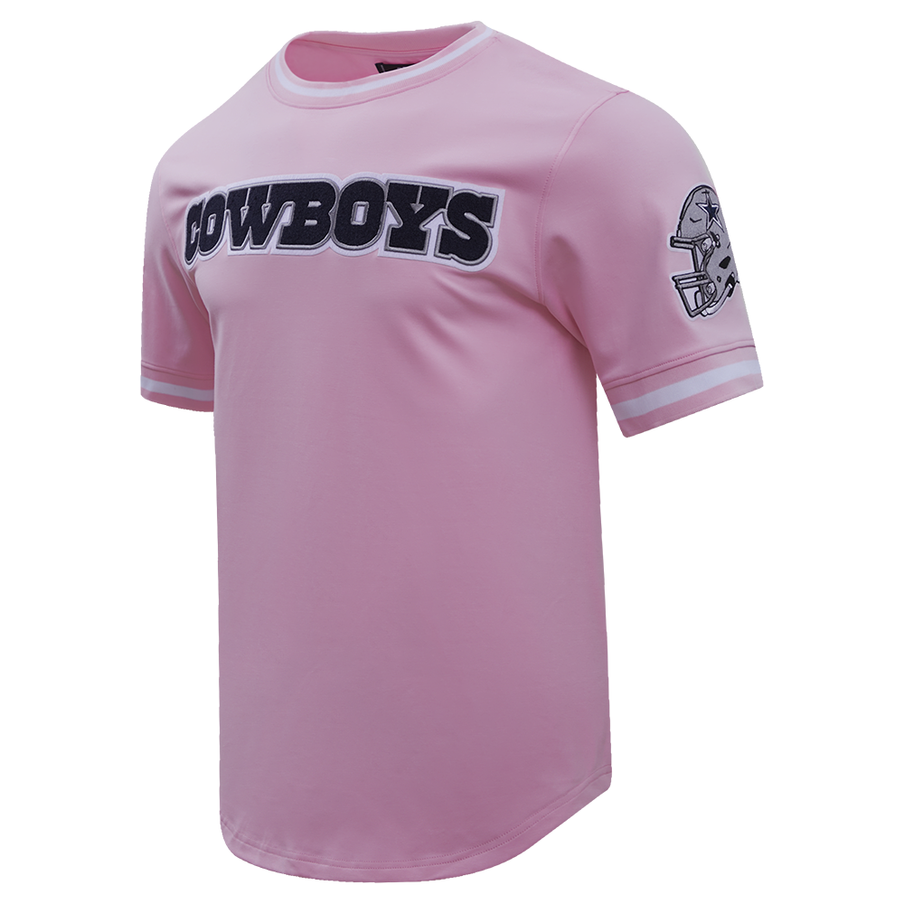 NFL DALLAS COWBOYS CLASSIC CHENILLE MEN'S TEE (PINK)