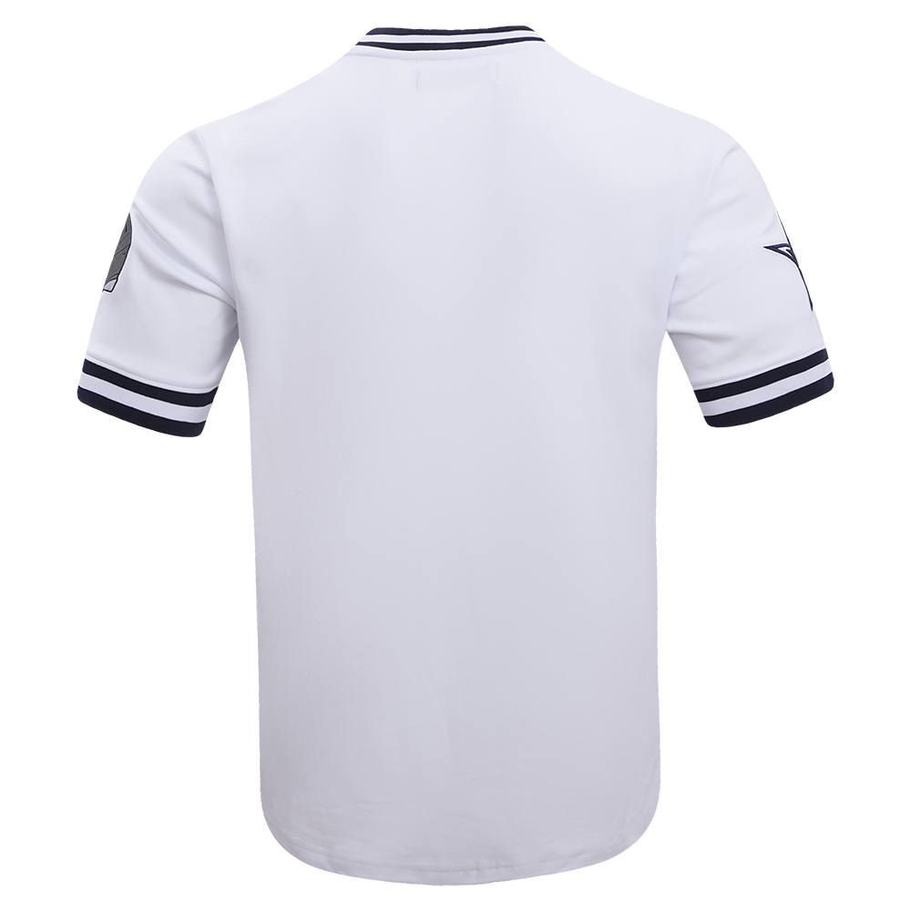 NFL DALLAS COWBOYS CLASSIC CHENILLE T-SHIRT POUR HOMME (BLANC)