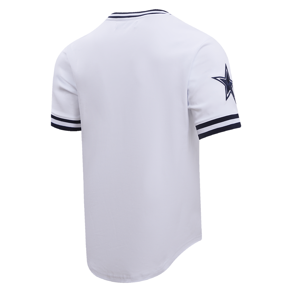 NFL DALLAS COWBOYS CLASSIC CHENILLE T-SHIRT POUR HOMME (BLANC)