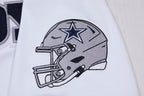 NFL DALLAS COWBOYS CLASSIC CHENILLE T-SHIRT POUR HOMME (BLANC)