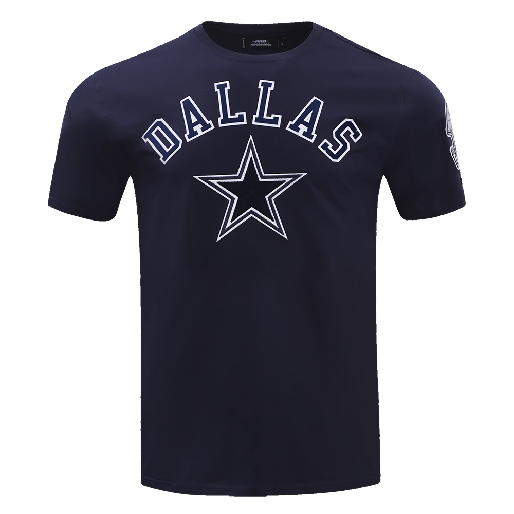 NFL DALLAS COWBOYS CLASSIC BRISTLE T-SHIRT POUR HOMME (MARINE MINUIT)