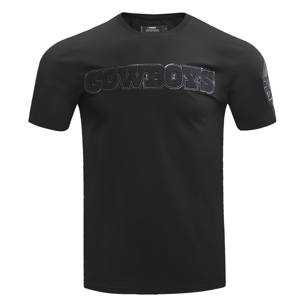 NFL DALLAS COWBOYS TRIPLE BLACK MEN'S TEE (BLACK)