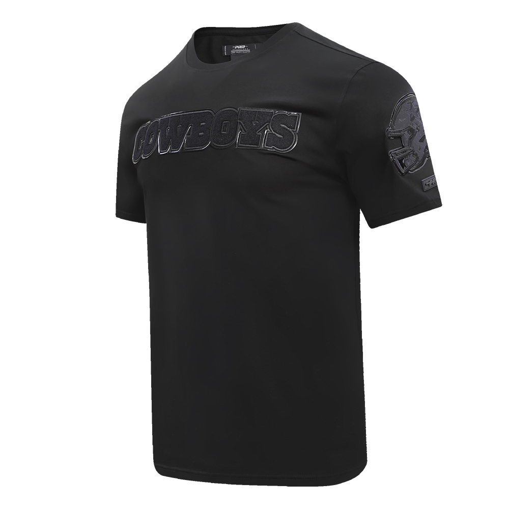 NFL DALLAS COWBOYS TRIPLE BLACK MEN'S TEE (BLACK)