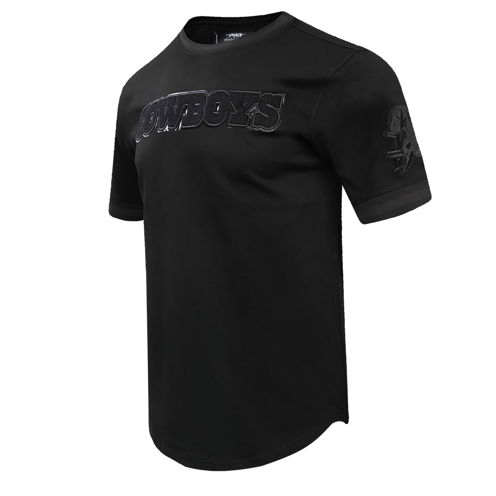 NFL DALLAS COWBOYS TRIPLE BLACK MEN'S TEE (BLACK)