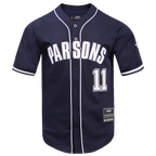 NFL DALLAS COWBOYS MICAH PARSONS #11 MEN'S MESH BUTTON DOWN JERSEY (MIDNIGHT NAVY)