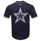 NFL DALLAS COWBOYS MICAH PARSONS #11 MEN'S MESH BUTTON DOWN JERSEY (MIDNIGHT NAVY)