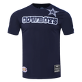 NFL DALLAS COWBOYS LOGO CLASSIC MESH MEN'S PRO TEAM TAPING SHIRT (MIDNIGHT NAVY)