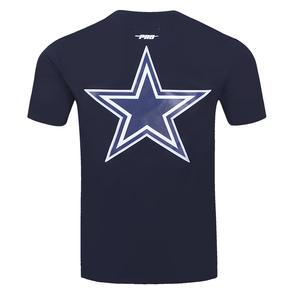 NFL DALLAS COWBOYS LOGO CLASSIC MESH MEN'S PRO TEAM TAPING SHIRT (MIDNIGHT NAVY)