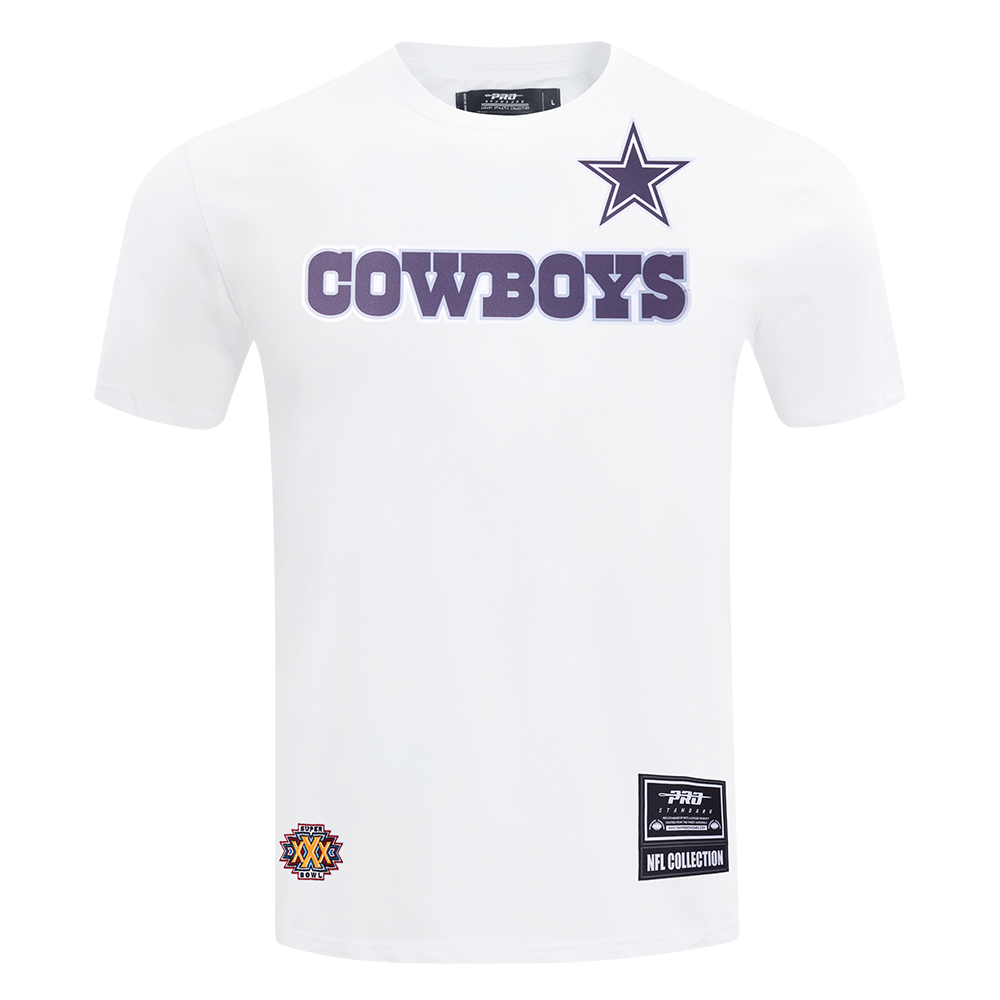 NFL DALLAS COWBOYS CLASSIC MESH CHEMISE PRO TEAM À BANDES ET À LOGO (BLANC/MARINE MINUIT)