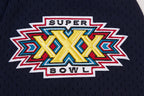 NFL DALLAS COWBOYS LOGO CLASSIC MEN'S MESH BUTTON DOWN JERSEY (MIDNIGHT NAVY)