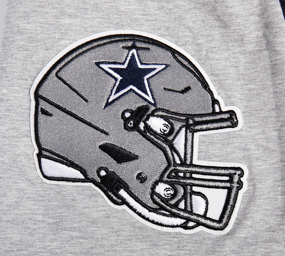 NFL DALLAS COWBOYS OLD ENGLISH T-SHIRT POUR HOMME (GRIS CHINÉ)
