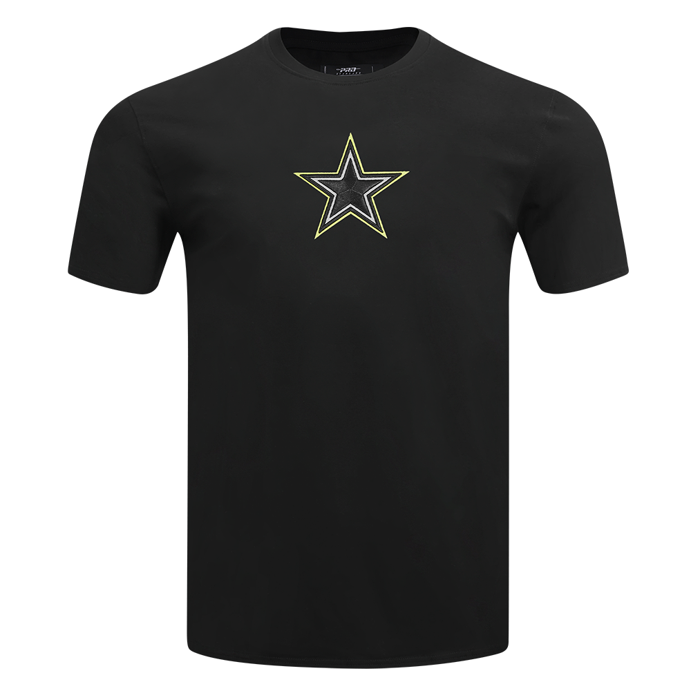 NFL DALLAS COWBOYS UNDER THE LIGHTS T-SHIRT EN JERSEY SIMPLE POUR HOMME (NOIR)