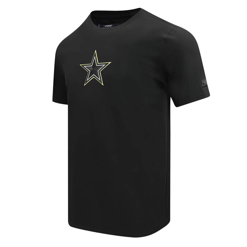 NFL DALLAS COWBOYS UNDER THE LIGHTS MEN'S SINGLE JERSEY TEE (BLACK)