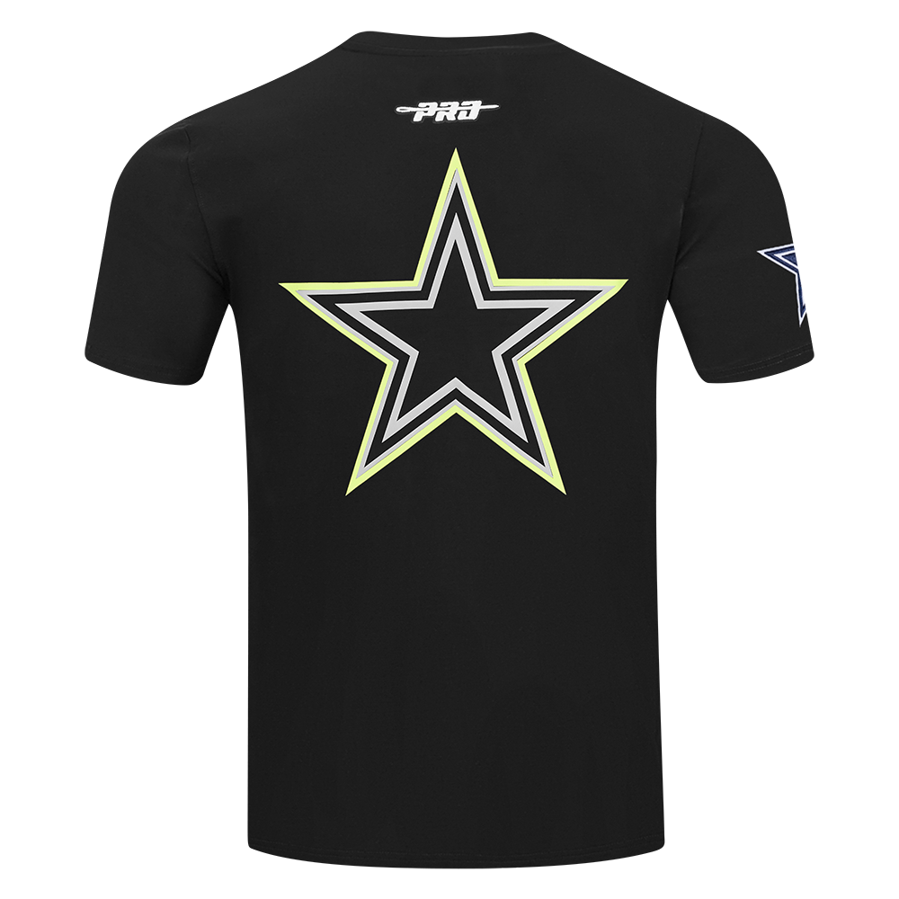 NFL DALLAS COWBOYS UNDER THE LIGHTS T-SHIRT EN JERSEY SIMPLE POUR HOMME (NOIR)