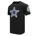 NFL DALLAS COWBOYS DIY PICK STITCH MEN'S SINGLE JERSEY TEE (BLACK)