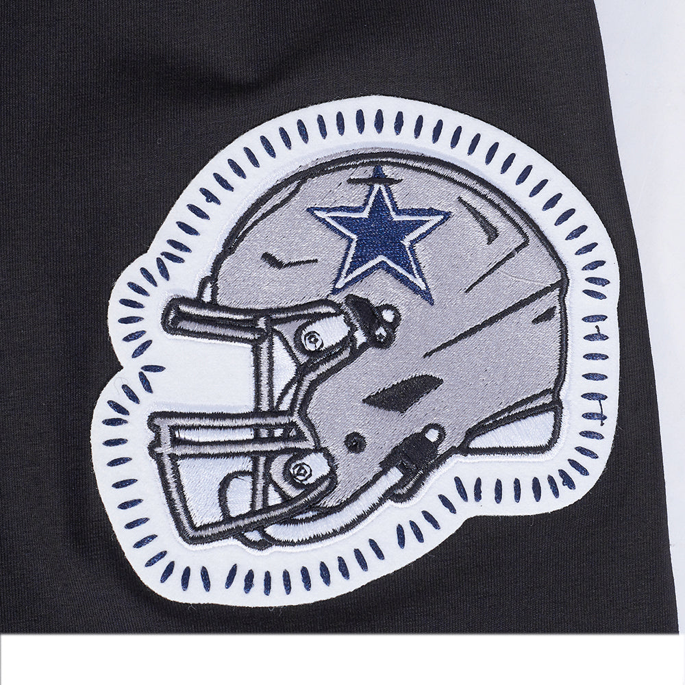 NFL DALLAS COWBOYS DIY PICK STITCH MEN'S SINGLE JERSEY TEE (BLACK)