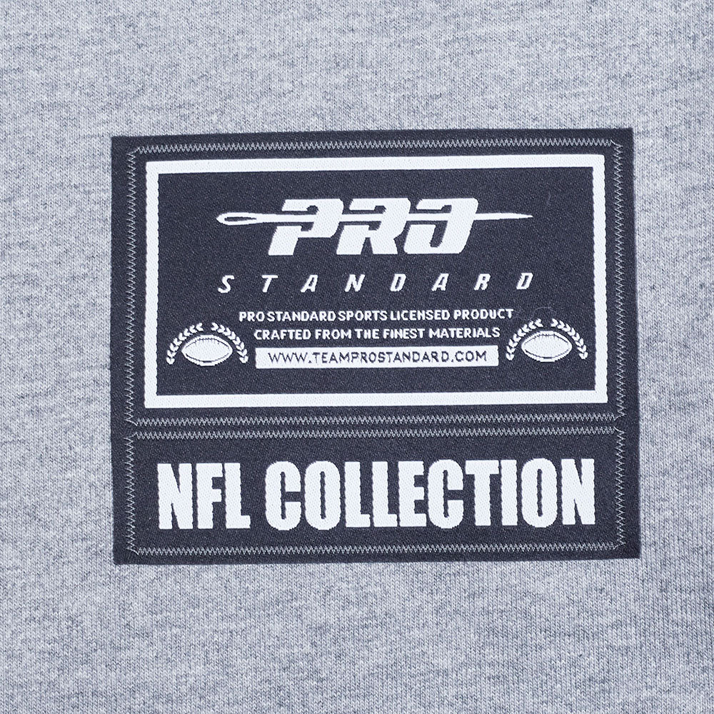 NFL DALLAS COWBOYS CITY TOUR 2.0 MEN'S COTTON JERSEY DROP SHOULDER TEE (DARK HEATHER GRAY)