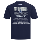 NFL DALLAS COWBOYS CITY TOUR 2.0 T-SHIRT EN JERSEY DE COTON À ÉPAULES TOMBANTES POUR HOMME (MARINE MINUIT)