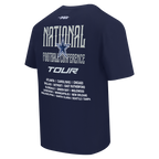 NFL DALLAS COWBOYS CITY TOUR 2.0 T-SHIRT EN JERSEY DE COTON À ÉPAULES TOMBANTES POUR HOMME (MARINE MINUIT)