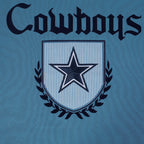 NFL DALLAS COWBOYS COUNTRY CLUB T-SHIRT EN JERSEY DE COTON À ÉPAULES TOMBANTES POUR HOMME (BLEU ACIER)