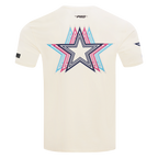 NFL DALLAS COWBOYS ECHO LOGO MEN'S SINGLE JERSEY TEE (EGGSHELL)