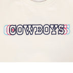 NFL DALLAS COWBOYS ECHO LOGO MEN'S SINGLE JERSEY TEE (EGGSHELL)