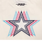 NFL DALLAS COWBOYS ECHO LOGO MEN'S SINGLE JERSEY TEE (EGGSHELL)
