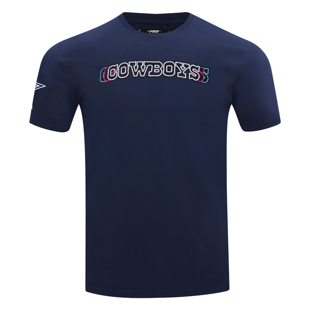 NFL DALLAS COWBOYS ECHO LOGO MEN'S SINGLE JERSEY TEE (MIDNIGHT NAVY)