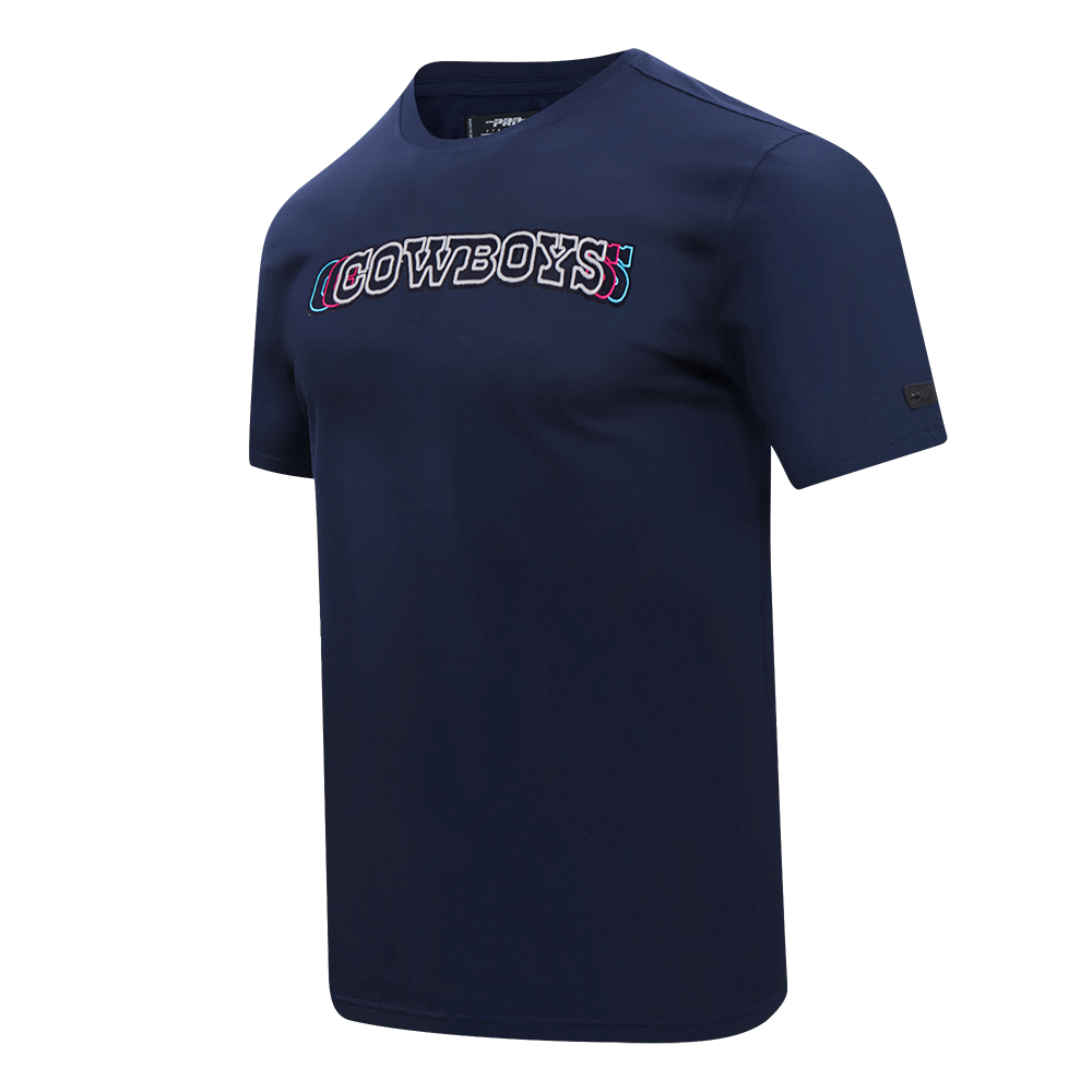 NFL DALLAS COWBOYS ECHO LOGO MEN'S SINGLE JERSEY TEE (MIDNIGHT NAVY)